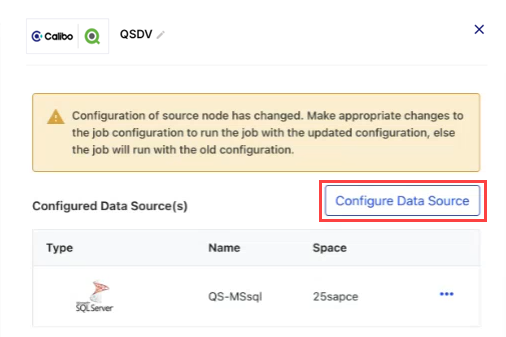 Qlik Sense Dirty Node Configure Data Source